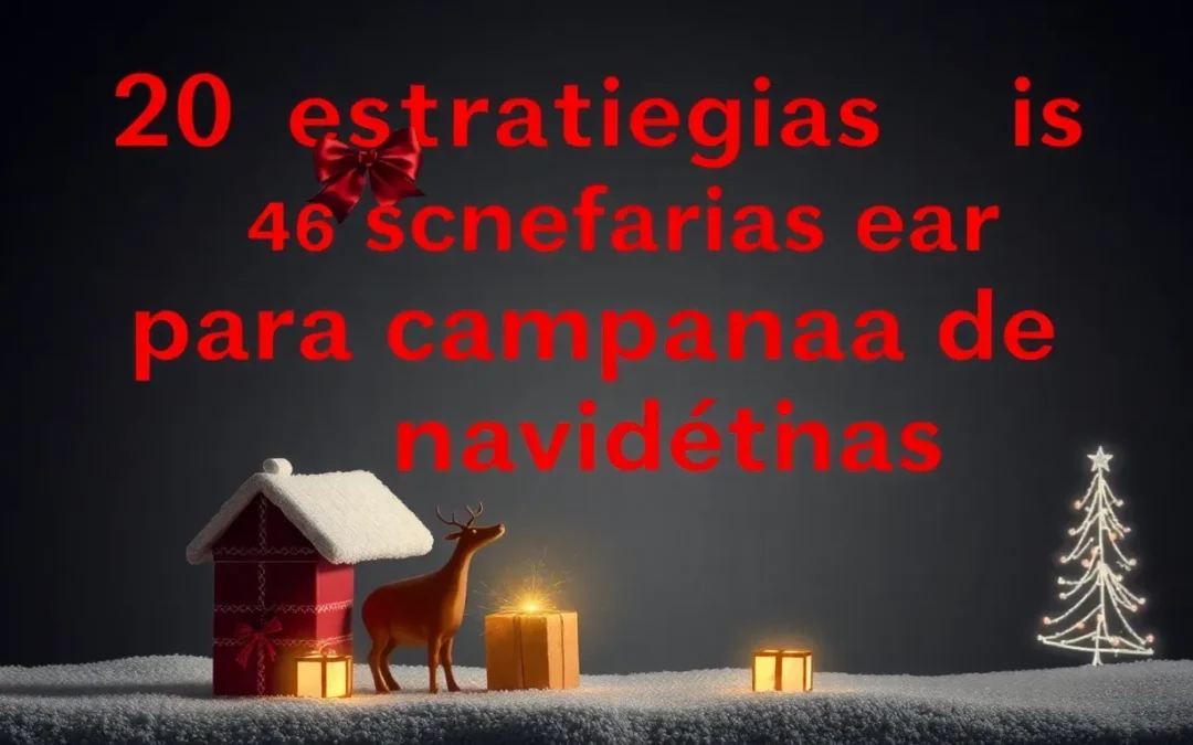 20 estrategias efectivas para campañas de marketing navideñas