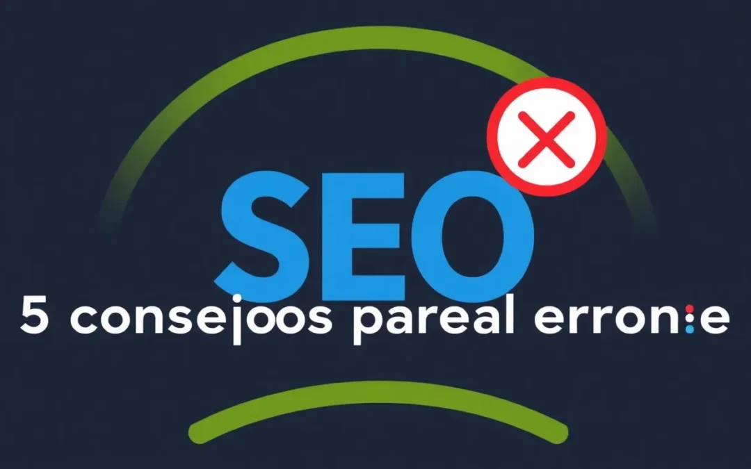 5 consejos para evitar errores en el posicionamiento SEO