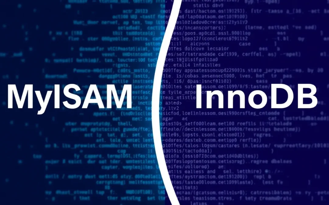 Diferencias entre MyISAM e InnoDB en bases de datos