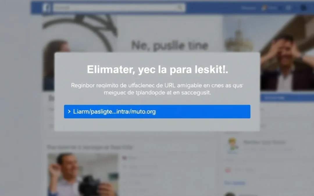 Eliminar requisito de 25 fans para URL amigable en Facebook