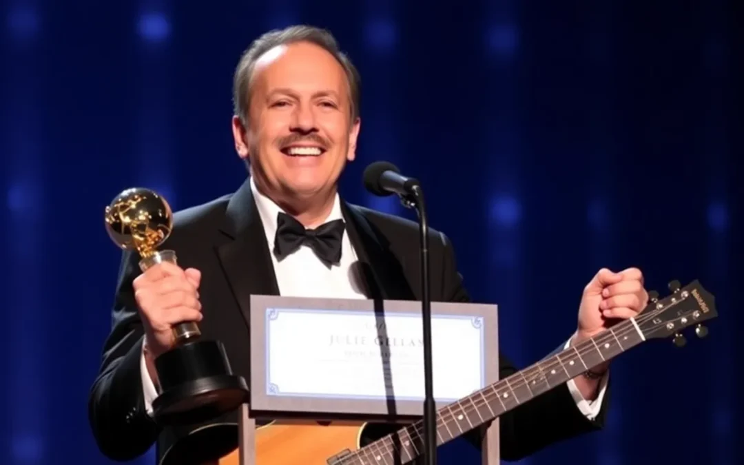 Julio Iglesias recibe el premio de artista legendario