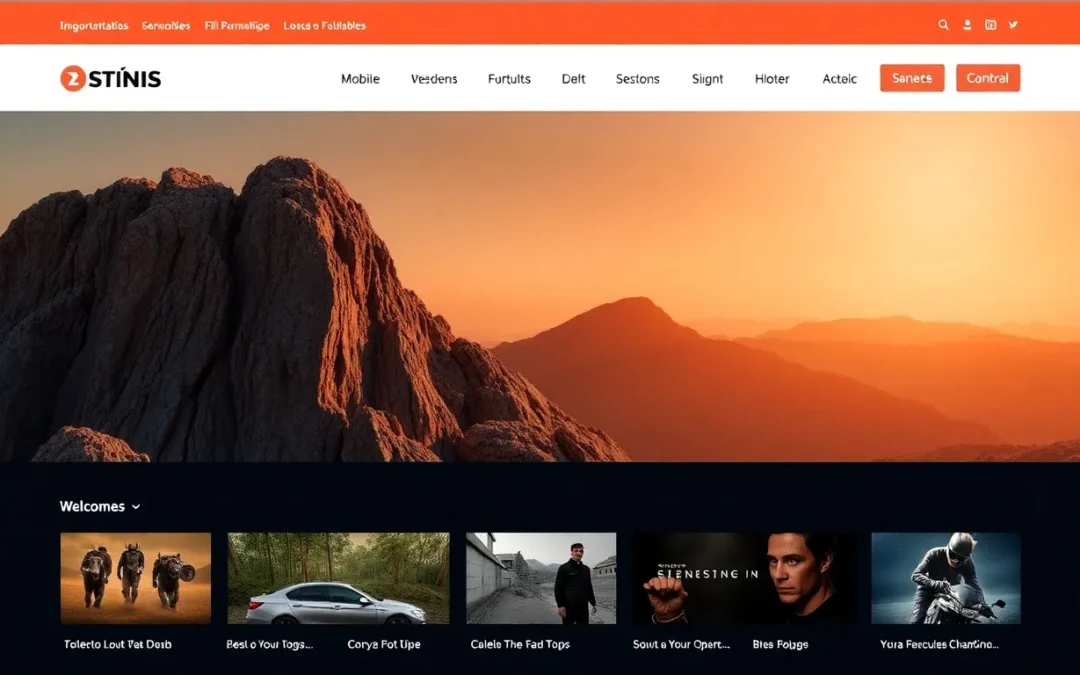 Sitio web actualizado para distribuidora de productos audiovisuales